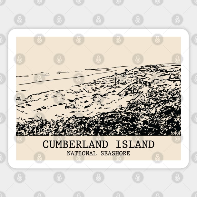 Cumberland Island National Seashore Magnet by Lakeric